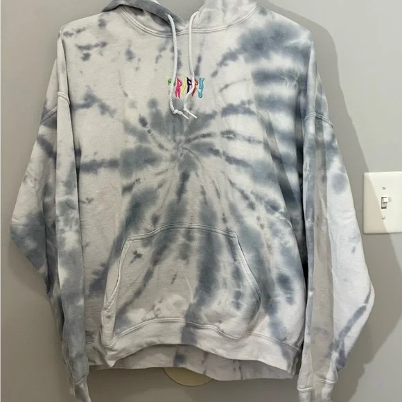 Rue21 Blue Tie-Dye Hoodie - Picture 3 of 9